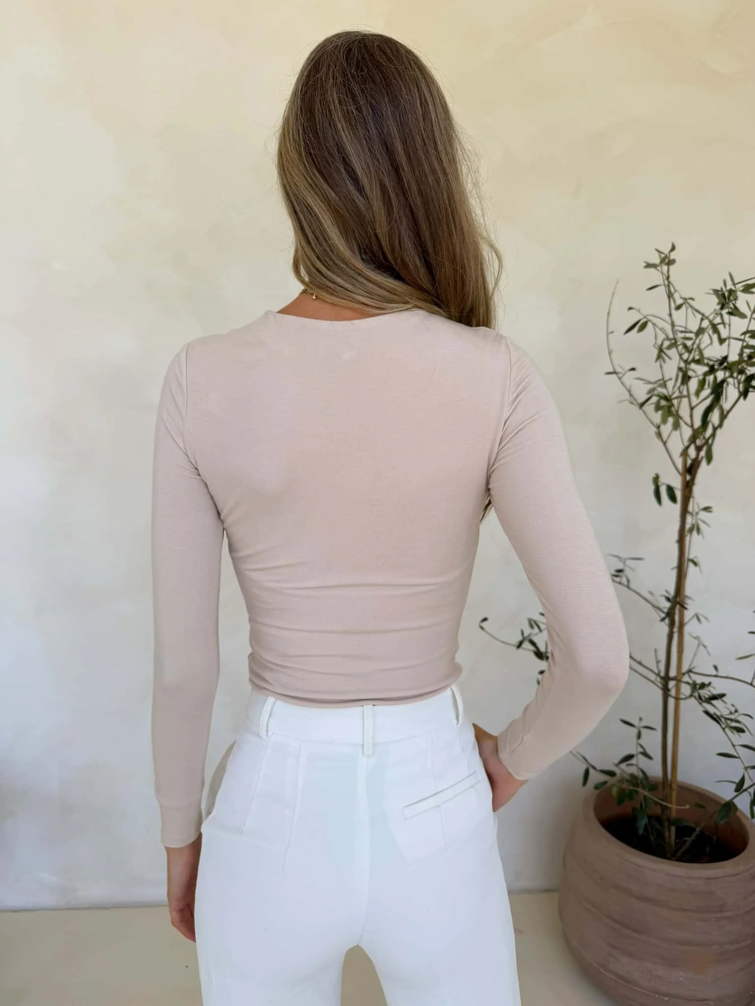 Kylie Top - Beige - Image 4